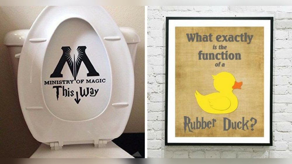 How to Decorate a Harry Potter Bathroom