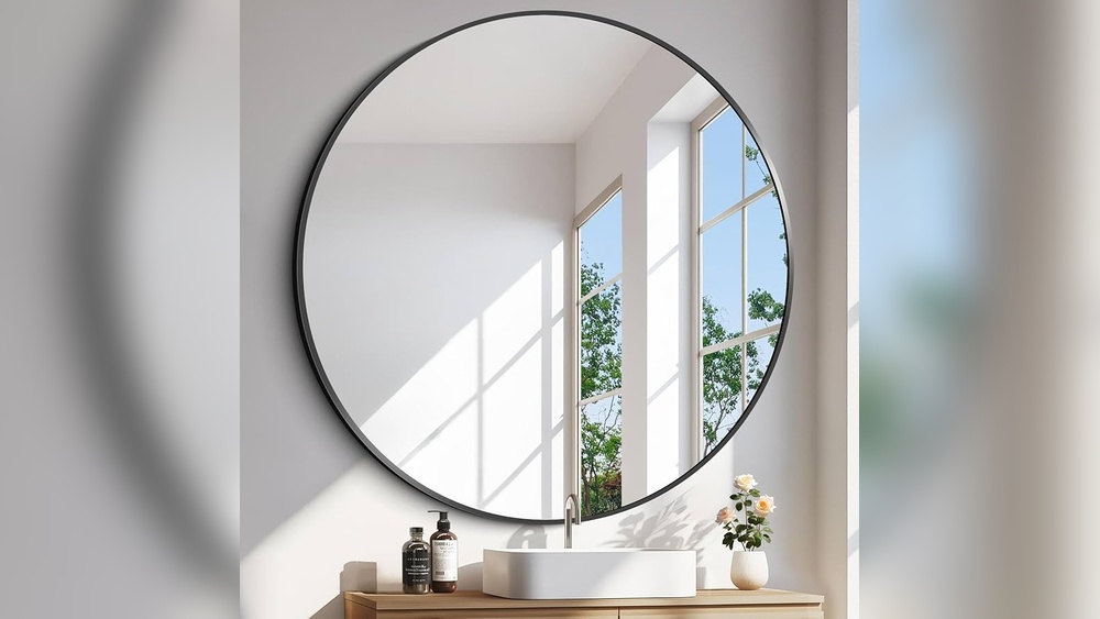 How to Decorate a Huge Bathroom Mirror