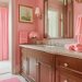 How to Decorate a Pink And Brown Bathroom