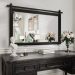 How to Decorate a Square Bathroom Mirror