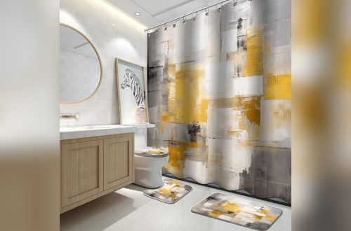 How to Decorate a Yellow And Brown Bathroom