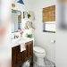 How to Decorate above Bathroom Cabinets