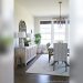 How to Decorate above Dining Room Windows