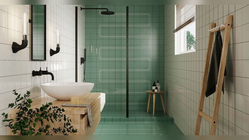 How to Decorate an All Tile Bathroom