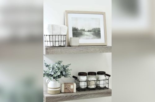 How to Decorate Bathroom Floating Shelves