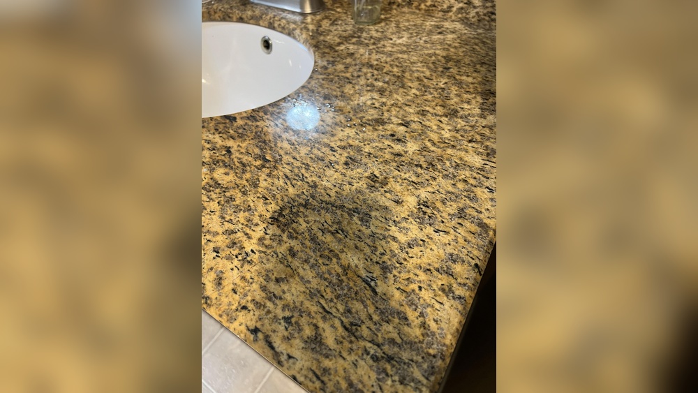 How to Decorate Bathroom With Hideous Yellow Counter