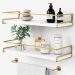How to Decorate Contemporary Shelf in Bathroom