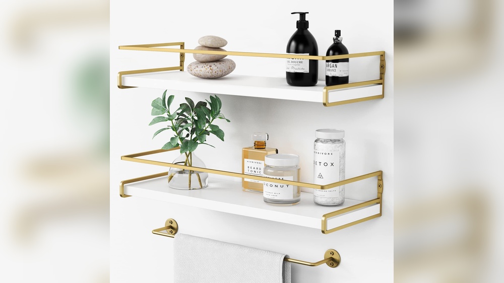 How to Decorate Contempory Shelf in Bathroom