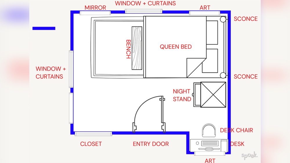 How to Decorate L Shaped Bedroom