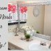 How to Decorate Large Bathroom Mirror