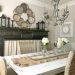 How to Decorate Large Silver Tray Farmhouse Dining Room