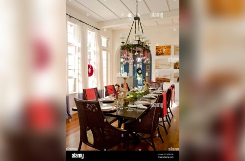 How to Decorate Lights above Dining Table for Christmas
