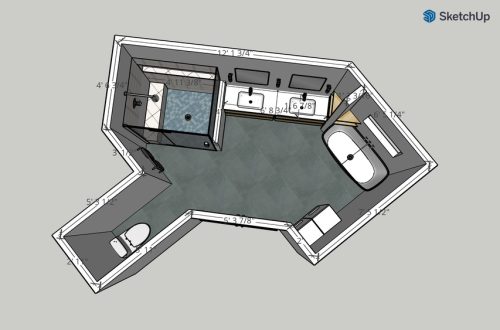 How to Decorate Odd Shaped Bathroom Layouts