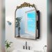 How to Decorate Old Bathroom Mirror Medicine Cabinet