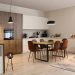 How to Decorate Opening between Small Kitchen And Dining Area