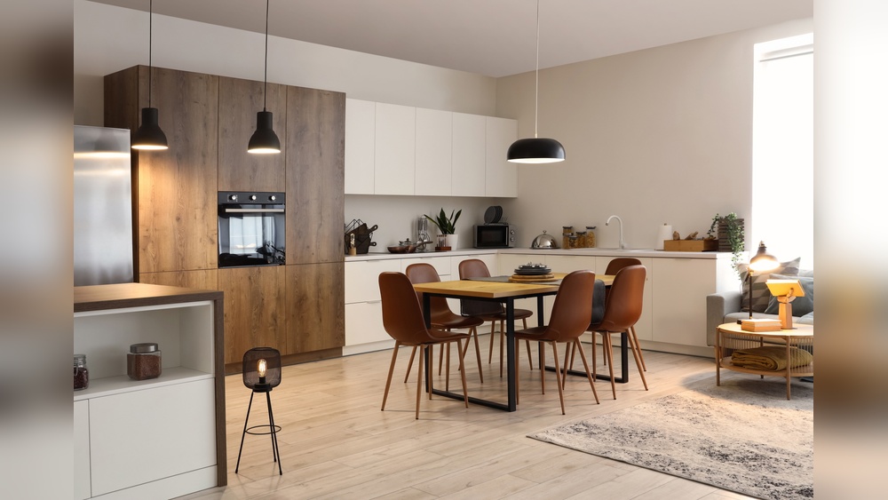 How to Decorate Opening between Small Kitchen And Dining Area