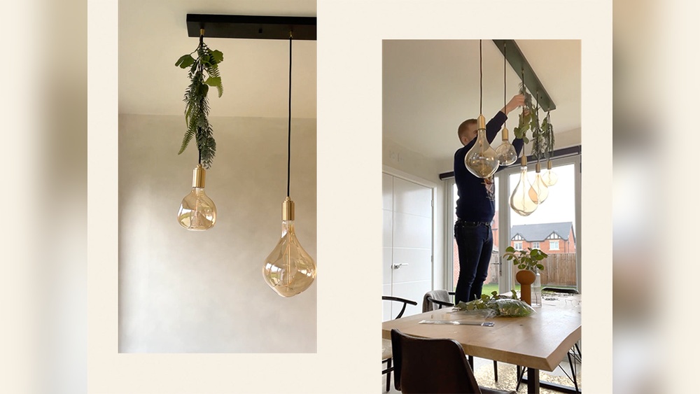 How to Decorate Pendant Lights for Christmas