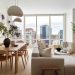 How to Decorate Rectanglular Living Dining Room in Apartment