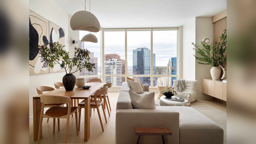 How to Decorate Rectanglular Living Dining Room in Apartment