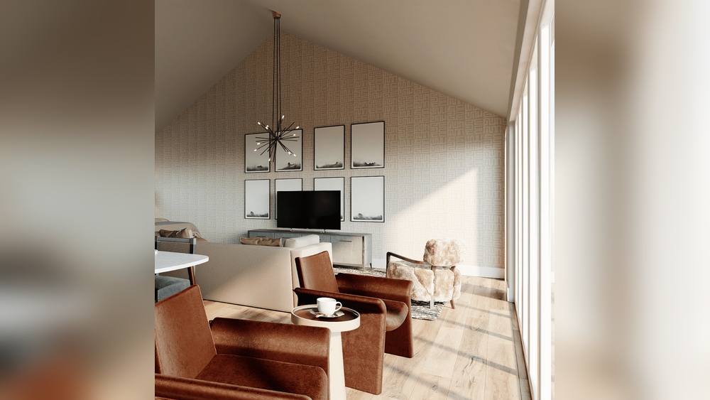 How to Decorate Wall in Dining Room With Cathedral Ceiling