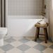 How to Decorate Your Standard Suburban Tract Home Bathroom