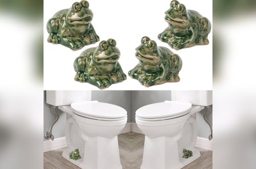 How to Fix Bathroom Decorative Frogs on Toilet