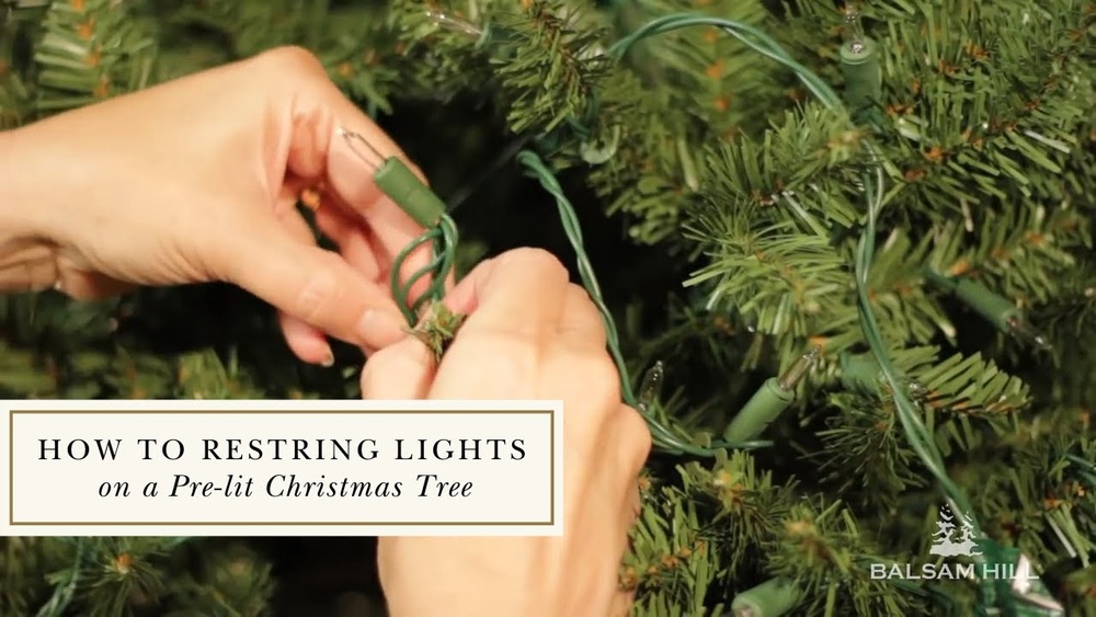 How to Fix Lights on an Artificial Christmas Tree