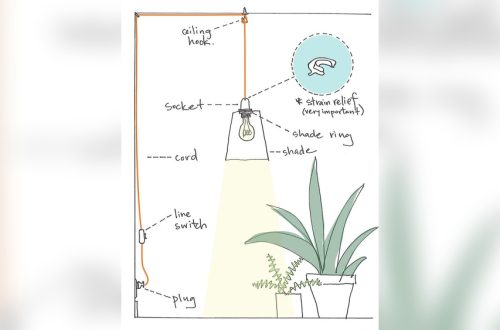 How to Hang a Pendant Light With a Cord