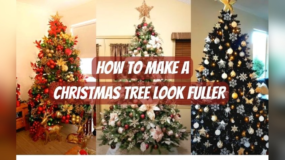 How to Make a Bald Artificial Christmas Tree Look Full
