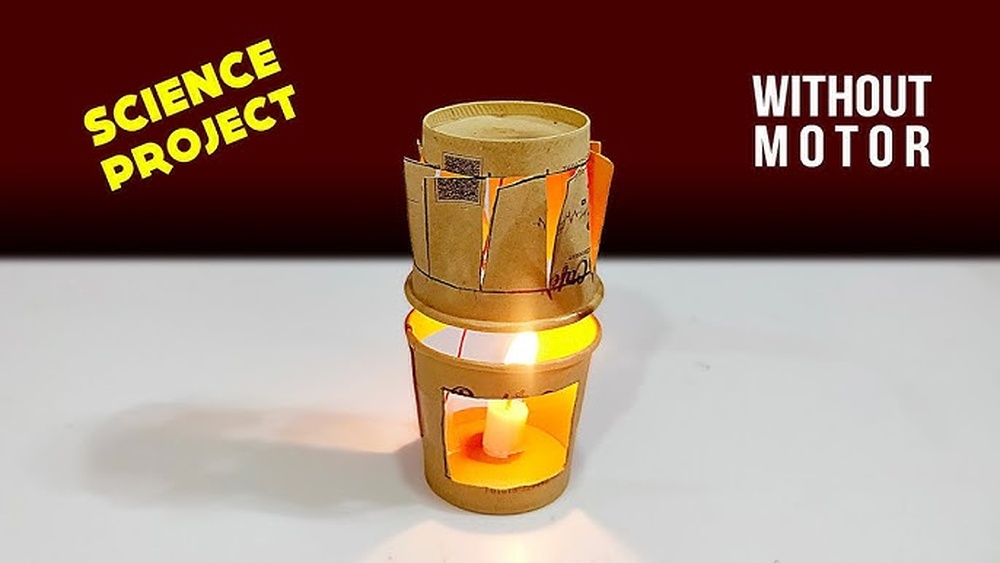 How to Make a Rotating Candle Lamp
