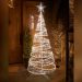 How to Make an Outdoor Artificial Christmas Light Tree