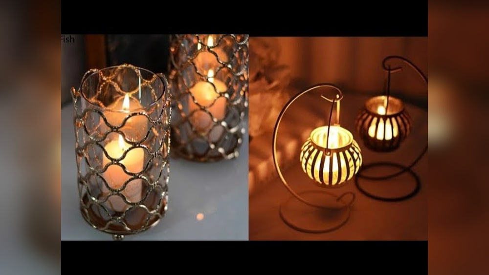 How to Make Candle Lamp at Home