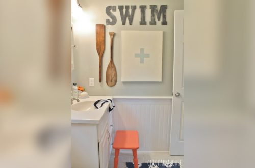 How to Make Mini Paddles for Bathroom Decor