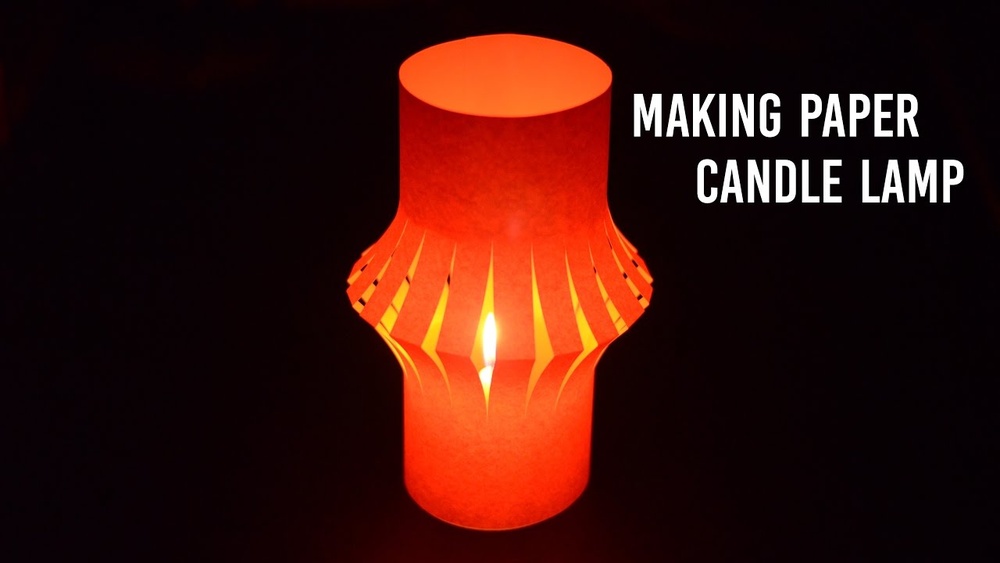 How to Make Paper Candle Lamp