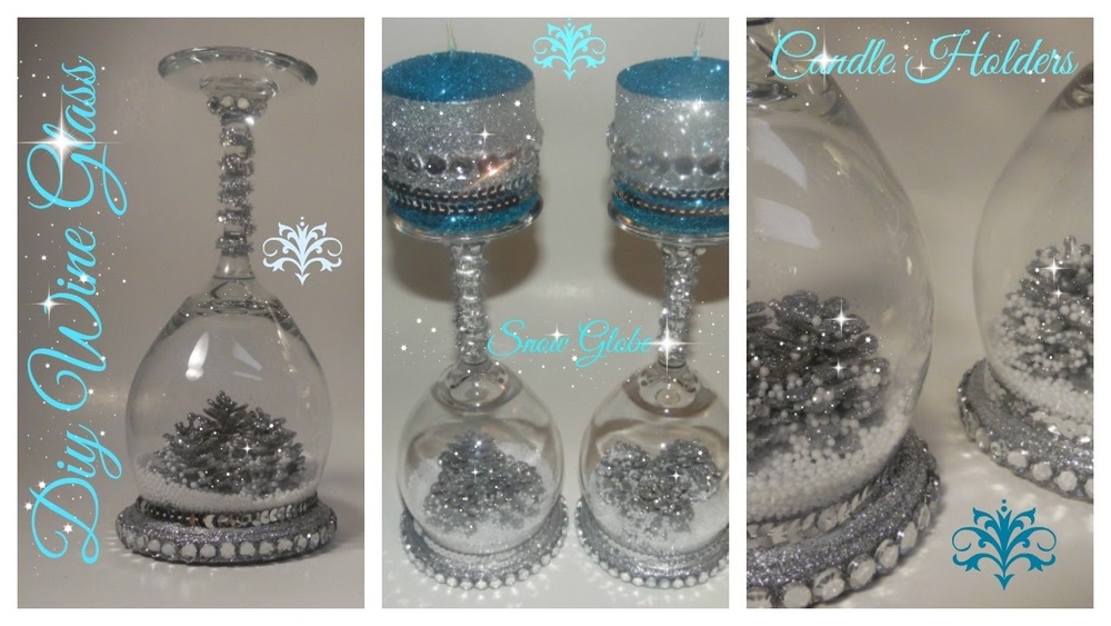 How to Make Wine Glass Candle Lamps