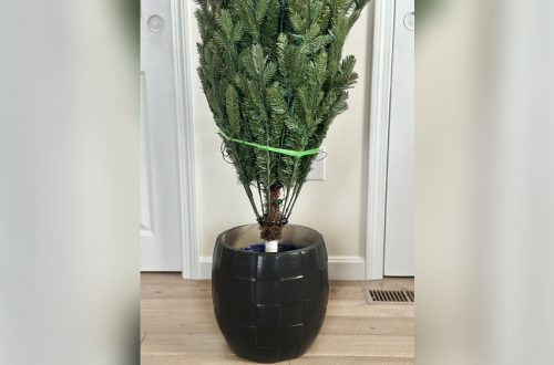 How to Put Artificial Christmas Tree in a Pot