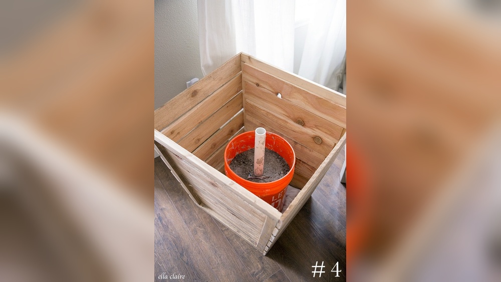 How to Put Pipe in Concrete for Artificial Christmas Tree