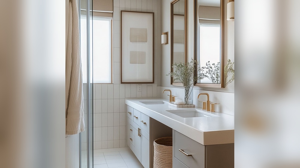 How to Style Decorate Long Narrow Bathroom