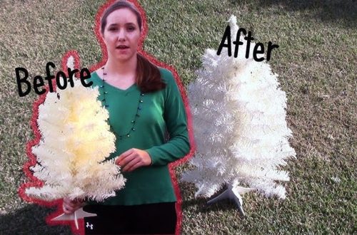 How to Whiten an Artificial White Christmas Tree