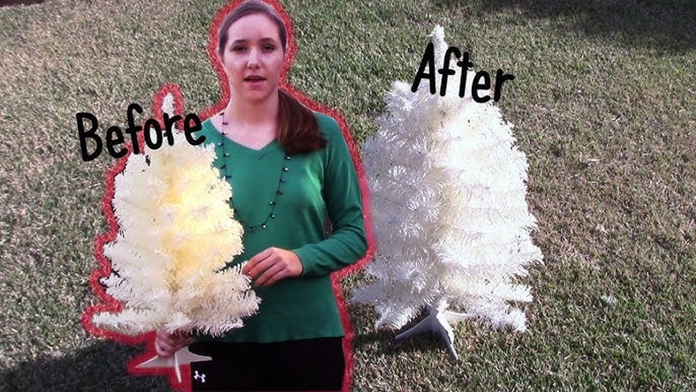 How to Whiten an Artificial White Christmas Tree