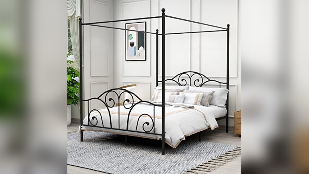 Iron Canopy Bed