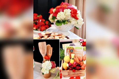 Kitchen Bridal Shower Centerpieces