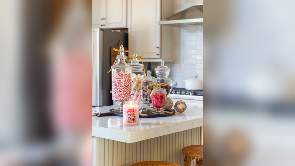 Kitchen Candle Centerpieces