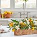 Kitchen Flower Centerpieces