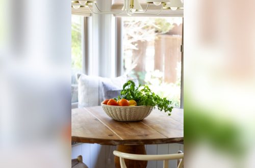 Kitchen Table Bowl Centerpieces