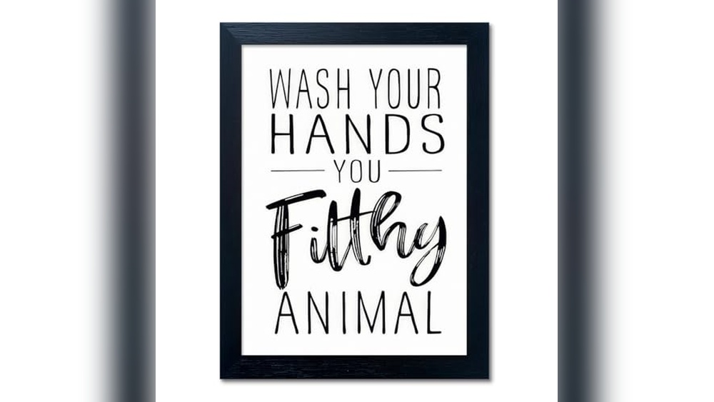 Office Bathroom Wall Decor