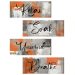 Orange And Grey Bathroom Decor