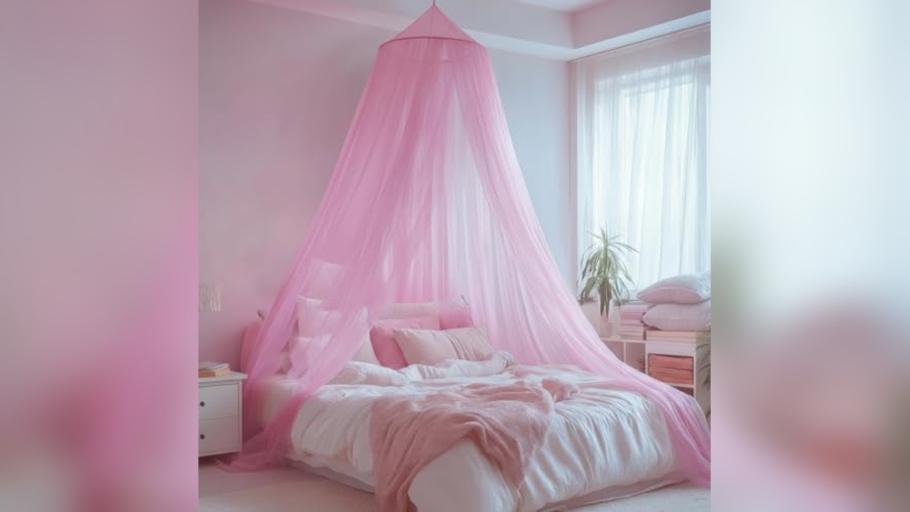 Pink Canopy Bed