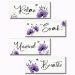 Purple Wall Decor for Bathroom