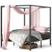 Queen Canopy Bed Frame